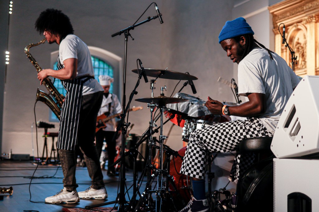 black midi make a heavenly live return at St John at Hackney church in support of new LP ‘Cavalcade’.