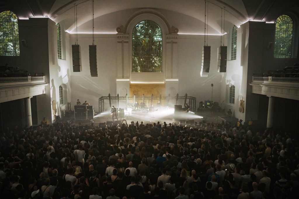 Interpol are reborn as they make their UK return live at Hackney&nbsp;Church.