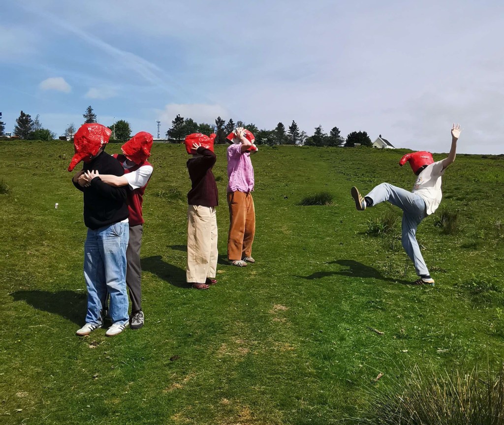 Tapir! freshen the folk fable with a scarlet coat of paint on debut&nbsp;triptych.