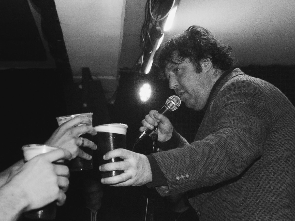“Should I perform this song, or should I just drink more Guinness?”: On Jim E&nbsp;Brown.